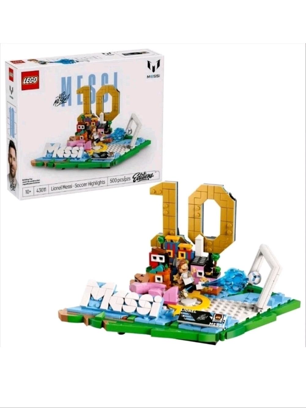 LEGO Lionel Messi Soccer Highlights #43011 FIFA World Cup 2026 Lego Set 500pcs